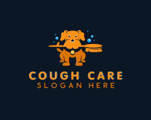 Puppy Grooming Pet Care logo design