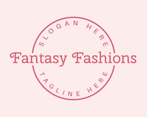 Girly Fashion Brand logo design