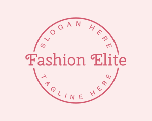 Girly Fashion Brand logo design