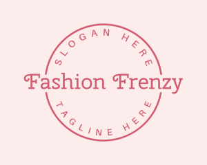 Girly Fashion Brand logo design