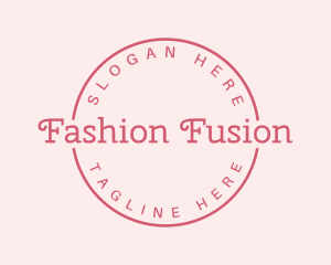 Girly Fashion Brand logo design