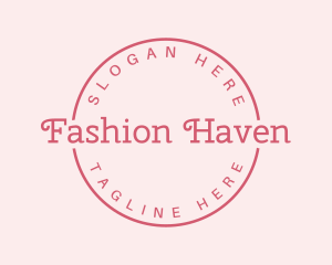 Girly Fashion Brand logo design