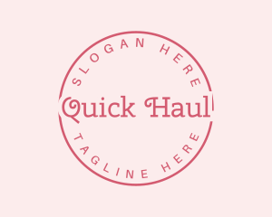 Girly Fashion Brand logo design