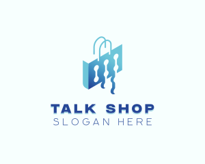 Tech Shopping Bag logo design