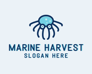 Marine Octopus Sunglasses  logo design