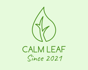 Leaf Oil Extract logo design