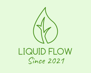 Leaf Oil Extract logo design