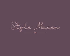 Feminine Elegant Cursive logo design