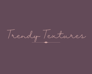 Feminine Elegant Cursive logo design