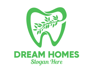 Green Dental Dentist Logo