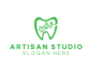 Green Dental Dentist logo design