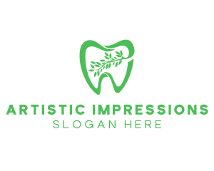 Green Dental Dentist logo design