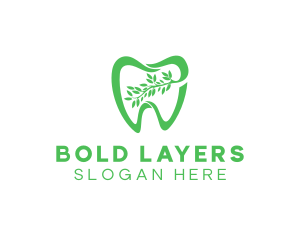 Green Dental Dentist logo design