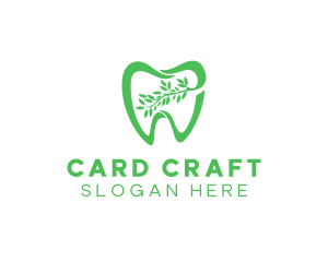 Green Dental Dentist logo design