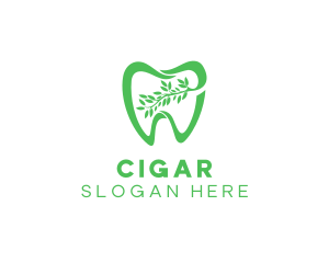 Green Dental Dentist logo design