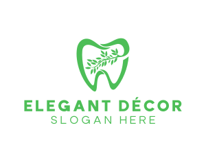 Green Dental Dentist logo design