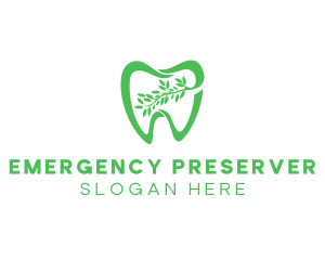 Green Dental Dentist logo design