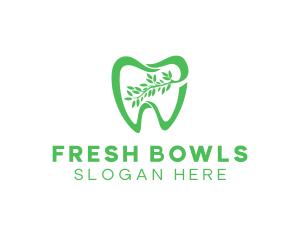 Green Dental Dentist logo design