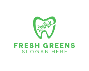 Green Dental Dentist logo design