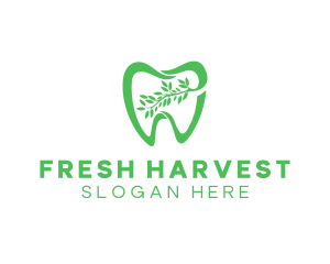 Green Dental Dentist logo design