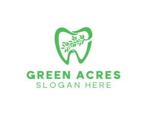 Green Dental Dentist logo design