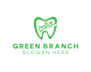 Green Dental Dentist logo design