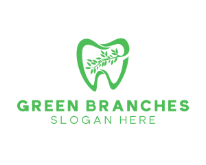 Green Dental Dentist logo design