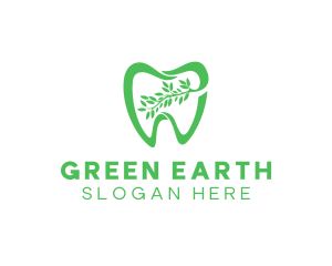 Green Dental Dentist logo design