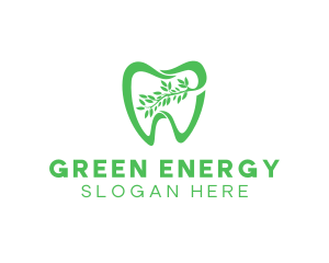 Green Dental Dentist logo design