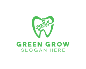 Green Dental Dentist logo design