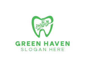 Green Dental Dentist logo design