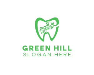 Green Dental Dentist logo design