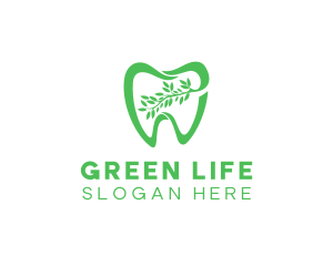 Green Dental Dentist logo design