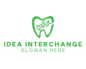 Green Dental Dentist logo design