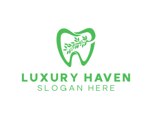 Green Dental Dentist logo design