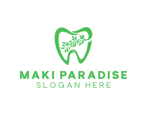 Green Dental Dentist logo design