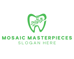 Green Dental Dentist logo design