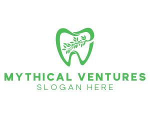 Green Dental Dentist logo design