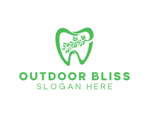 Green Dental Dentist logo design