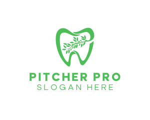 Green Dental Dentist logo design