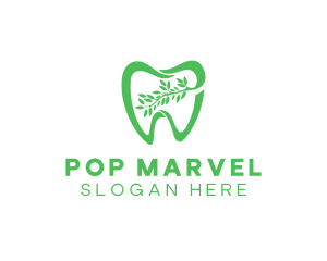 Green Dental Dentist logo design