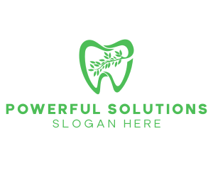 Green Dental Dentist logo design