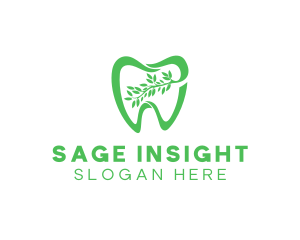 Green Dental Dentist logo design