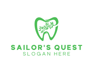 Green Dental Dentist logo design