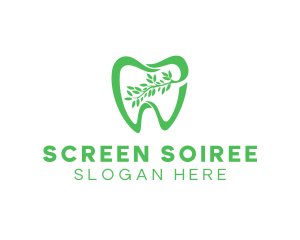 Green Dental Dentist logo design