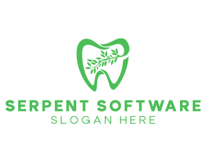 Green Dental Dentist logo design