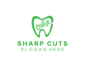 Green Dental Dentist logo design