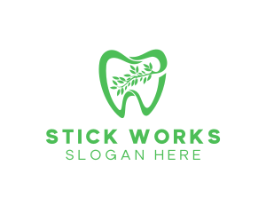 Green Dental Dentist logo design