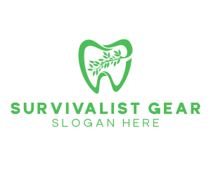 Green Dental Dentist logo design