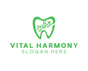 Green Dental Dentist logo design